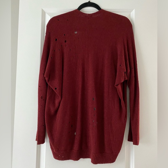 Open Distressed Cardigan By Express - Picture 3 of 5